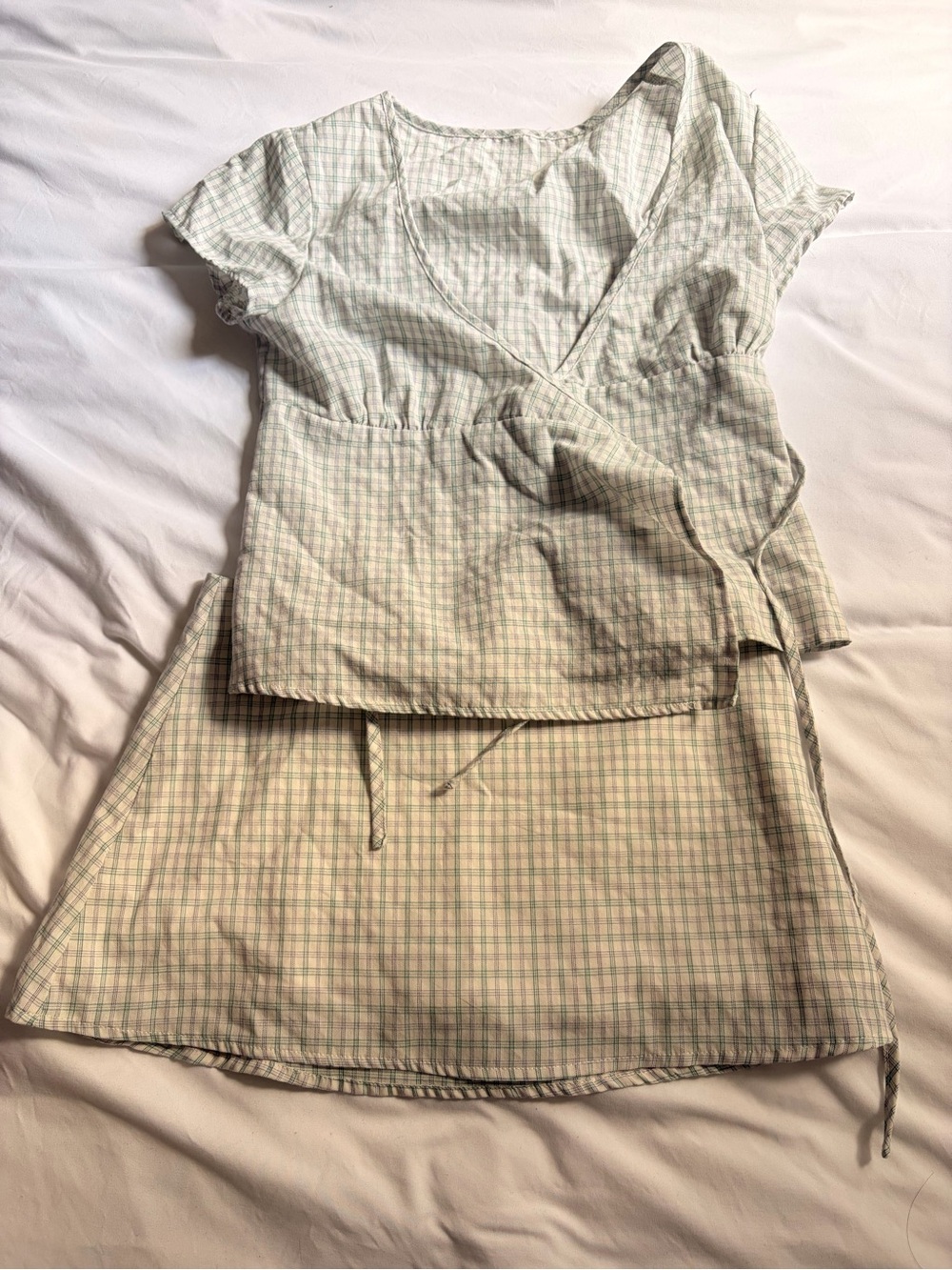 Princess Polly Green Check Set - Picture 2 of 4